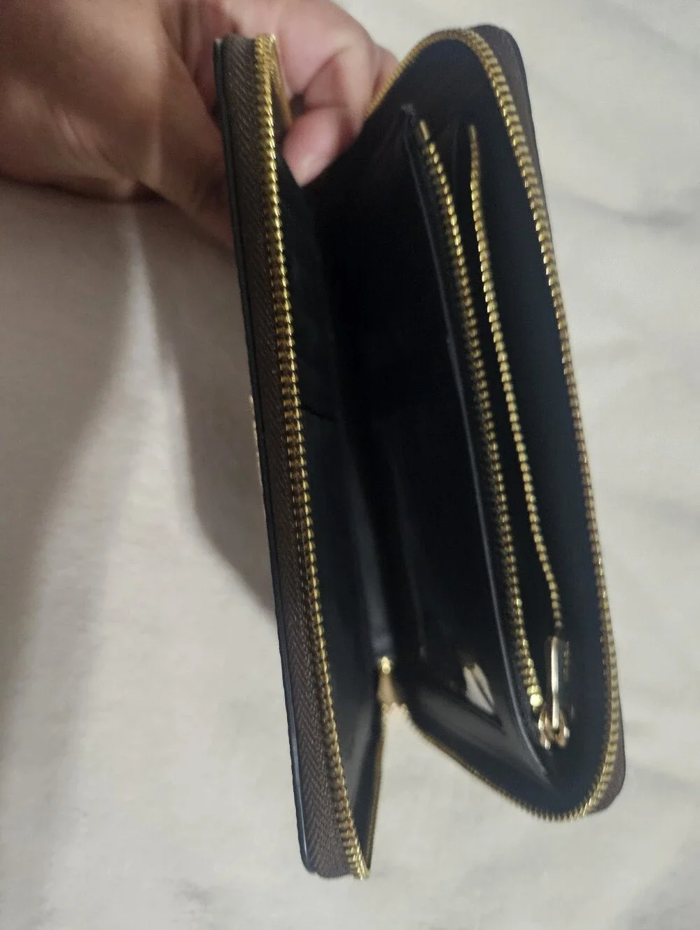 🚫SOLD🚫Coach Brown and Black Signature Shoulder Bag with Matching Wallet